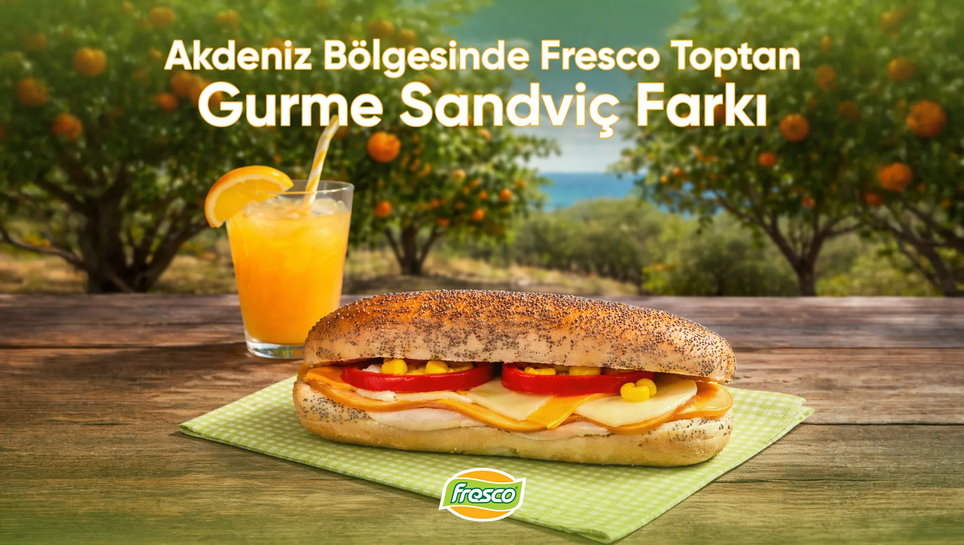 Akdeniz Bölgesinde Fresco Toptan Gurme Sandviç Farkı